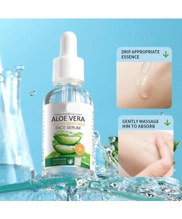 Rust sheet essence liquid aloe essence liquid moisturizing aloe essence liquid deeply replenishes water lightens and nourishes the skin fades acne marks - Buy Online on GoSupps.com