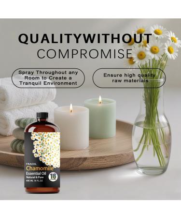 Chamomile Essential Oil 16 Fl Oz and Peach Essential Oil 16 Fl Oz for Diffuser Humidifier Yoga Cleaning DIY Candle Soap Making Perfume Gift for Essential Oils - Buy Online on GoSupps.com