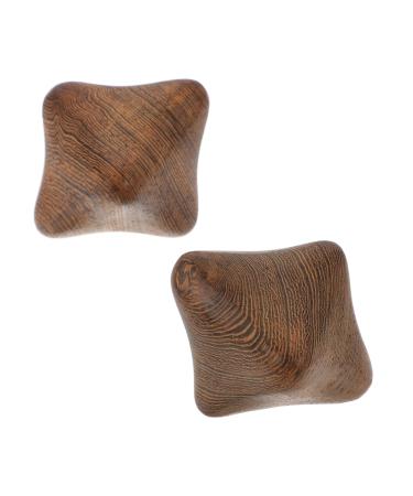 Anneome 2st Wenge Health Ball Thai massage tools Thai massager made of wood hand massage devices adorn toys sports decor