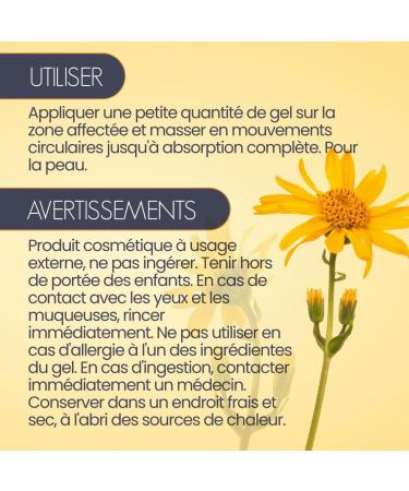 Arnica Gel Extra Fort 500 ml Arnica Montana 98% plus Griffe du Diable Effet Durable Soulagement Imm diat pour les Douleurs Musculaires et Articulaires Effet Rafra chissant Non Gras Made in Italy - Buy Online on GoSupps.com