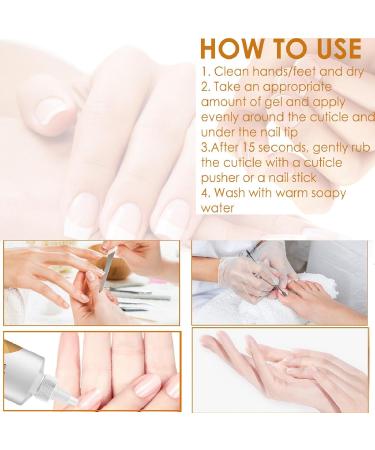 Cuticle Remover Cream Nail Cuticle Repair Gel Supremely Gentle Cuticle Remover Nail Treatments for Cuticle Softener Nail Cuticle Care Gel for Used to Repair Nail Damage & Moisturize Manicure 30ML - Buy Online on GoSupps.com