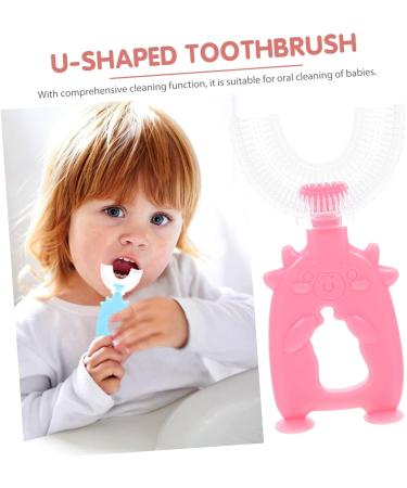 Magiclulu 24-Pack U-Shaped Soft Children's Toothbrushes - Gentle Cleaning for Kids' Dental Care - Buy Online on GoSupps.com