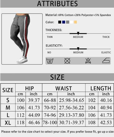 CANGHPGIN Men's Slim Fit Black Joggers with Pockets - Dark Grey, Small - Buy Online on GoSupps.com