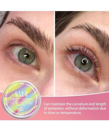 Eyelash Perm Glue Ultra-Fast Bonding Eyelash Perm Solid Glue 12g - Eyebrow Perm Glue Balm Non-irritating Lifting Lash Wax Fixing Glue for Wedding Travel Ondian - Buy Online on GoSupps.com