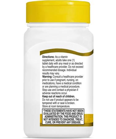 21st Century B-100 Complex Prolonged Release â€“ 60 Tablets for Energy & Vitality - Buy Online on GoSupps.com