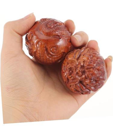 Shop Gleavi Portable Massage Balls - Solid Wood Hand Massage Devices for Relaxation & Fitness - Buy Online on GoSupps.com