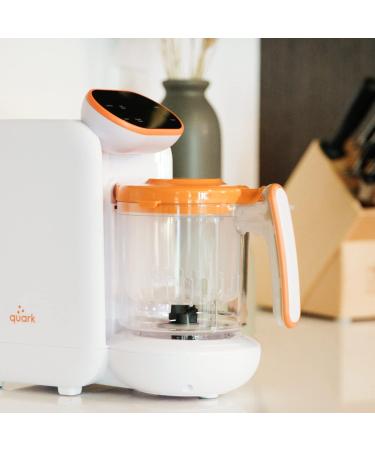 Quook 5-in-1 Baby Food Maker by Quark- Easy-to-Use Baby Food Processor - Baby Bottle Warmer Steamer Blender and Food Processor - Self Cleaning Sterilizing & Dishwasher Safe - Baby-Safe Materials - Buy Online on GoSupps.com