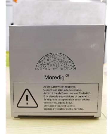 Moredig Baby Lights Projector: 8 Lighting Modes Starry Sky & Ocean Night Light for Kids - Black Minimalist Design | Baby Sensory Toy Gift - Buy Online on GoSupps.com