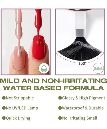TBeautfave Green Nail Polish Avocado Green Nail Varnish Quick Dry & Long Lasting Nail Varnish Summer Nail Polish Water Based Natural Nail Polish for DIY Nail Art No Need Cure AvocadoGreen - Buy Online on GoSupps.com