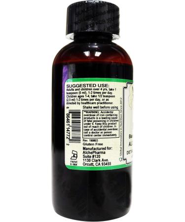 Iron Liquid Supplement - Gentle High Absorption Ferrous Bisglycinate Chelate - BlackBerry Vanilla 4 fl oz - Buy Online on GoSupps.com