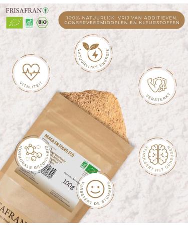 FRISAFRAN Bio Andes Raw Maca Powder 200g Maca Powder Gelatinized Peruvian Maca ground Peruvian maca organic maca root Of course Gluten Free Raw Ground maca root - Buy Online on GoSupps.com