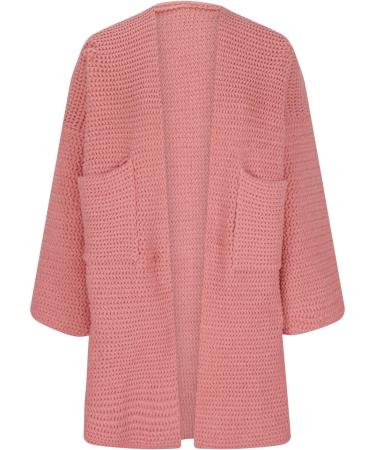 Yihaojia Women Open Front Knit Cardigan Sweater 2023 Fall Long Batwing Sleeve Chunky Knit Cardigan Sweater Outwear Hot Pink#11 3X-Large - Buy Online on GoSupps.com