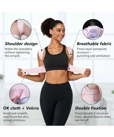 Posture Corrector Corset Clavicle Spine Posture Correction Back Support Belt Comfortable Soft Strip Corrector Blue L - Buy Online on GoSupps.com