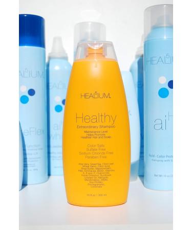 Healthy Shampoo 10 oz - Moisturizing & Oil Absorbing | Healium Hair for All Hair Types - Men & Women - Buy Online on GoSupps.com