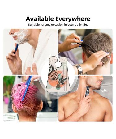 Buy Abstract Plant Print Beard Bib Apron - Non-Stick Hair Catcher for Men | Ideal Shaving Gifts - Buy Online on GoSupps.com