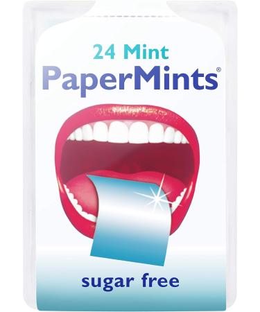 PaperMints Fresh Breath Strips one Box of 24 Pocket-Packs (24 Strips per Pocket-Pack) - Buy Online on GoSupps.com