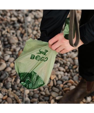 Beco Strong & Large Poop Bags - 60 Bags (4 Rolls of 15) - Unscented - Dispenser Compatible Dog Poo Bags 15 count (Pack of 4) - Buy Online on GoSupps.com