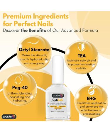 Professional Nail Cuticle Remover 12 ml - Made in Italy - Cutisolv for Hands and Feet - Gently Dissolves and Removes Cuticles Instant Cuticle Remover Cuticle Softener for Perfect Manicure - Buy Online on GoSupps.com