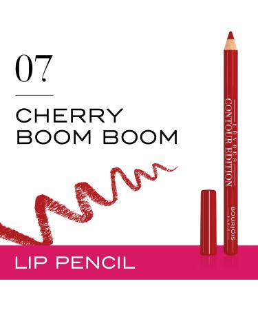 Bourjois Levres Contour Edition Lip Liner & Pencil 7 Cherry Boom Boom Reds 1.14g - Pack of 1 - Buy Online on GoSupps.com