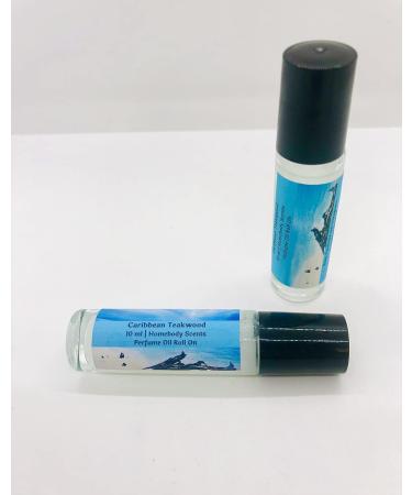 Caribbean Teakwood 10 ml Perfume Roll On Musk Perfume Woodsy Perfume Teakwood Perfume Cruelty Free Travel Size Perfume by Homebody Scents - Buy Online on GoSupps.com