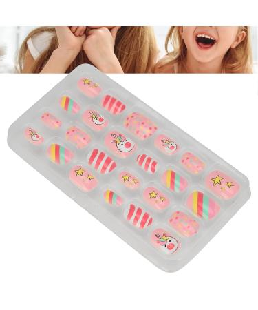 Beautiful Cartoon Pattern Fake Nails for Girls | Removable Glue-On Nail Art | Ideal for Nail Technicians & Home Use - Buy Online on GoSupps.com