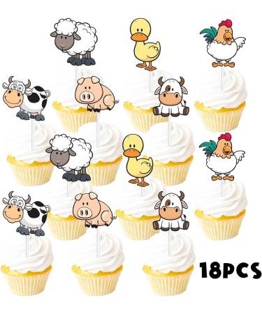 S-FX-0087 Ice Cream Fruit Dessert Cupcake Topper Colorful Glitter Happy Birthday Sensory Pop Game Theme Decor Supplies Baby Shower Boys Girls Birthday Party Decorations - Buy Online on GoSupps.com