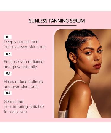 Gouttes de bronzage sans soleil 60 ml bronzage hydratant gouttes de bronzage v g taliennes faux bronzage visage plus fonc pour l' t la plage le corps sexy - Buy Online on GoSupps.com