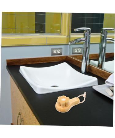MERRYHAPY Facial Wash Brush with Wooden Handle Face Brush Facial Cleansing Brush Exfoliating Face Scrubber Face Scrubber for Men Facial Exfoliator Face Exfoliator Brush Face Brush - Buy Online on GoSupps.com
