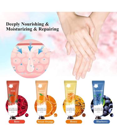 20 Pack Natural Hand Cream for Women - Travel Size Moisturizer with Vitamin E - Valentines Day Gift Set for Her - Buy Online on GoSupps.com