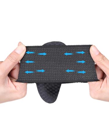 YIKANGHENG Foot Arch Supports - High Elastic Brace for Flat Feet - 1 Pair (Black) - Perfect for Left & Right Foot Support - Buy Online on GoSupps.com