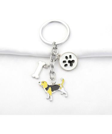 Ensianth Dog Keychain Gifts | Perfect Puppy & Dog Paw Print Keyring for Dog Lovers | Ideal Gift for Dog Owners Moms & Dads - Buy Online on GoSupps.com