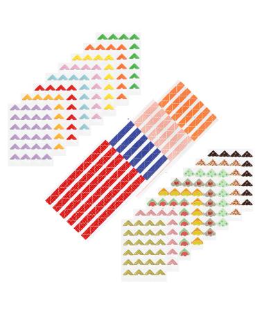 20 Sheets Photo Corners Stickers VEINARDYL 20 Colors 696 Count Self Adhesive Acid Free Photo Mounting Sticker Paper for DIY Craft Scrapbooking Scrapbooks Memory Books Picture Album