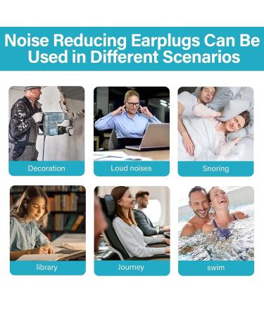Soft Silicone Reusable Ear Plugs for Sleeping - Noise Cancelling & Sound Blocking - 1 Pair - Buy Online on GoSupps.com