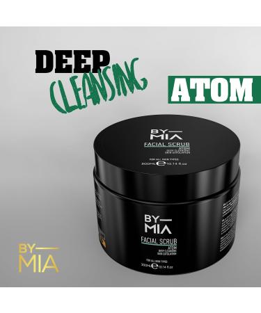 BY MIA Facial & Body Scrub Atom 300ml | Avocado Citrus & Vanilla Fragrance | Deep Cleansing & Skin Exfoliation | Moisturizing Effect for All Skin Types | Non-drying Formula | Skin Renewal - Buy Online on GoSupps.com