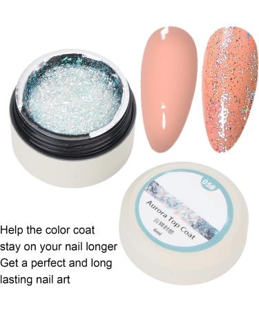 Top Coat Gel Nail Polish Clear Nail Polish Top Coat Nail Polish High Gloss Shiny Long Lasting Gel for Clear Nail Gel and Acrylic Nails for Home DIY and Nail Salon (4) - Buy Online on GoSupps.com