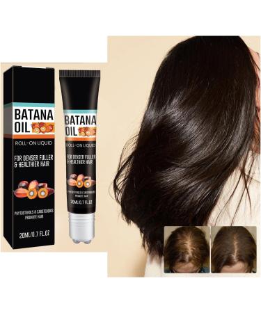 Batana Oil Roll-On Liquid For Hair Growth 20ml Denser Fuller Healthier Hair Oil Nourish Damag Hair Roll-On Liquid 20ml Batana Oil Roll-on Liquid For Hair Growth Nourish Damaged Hair Oil - Buy Online on GoSupps.com