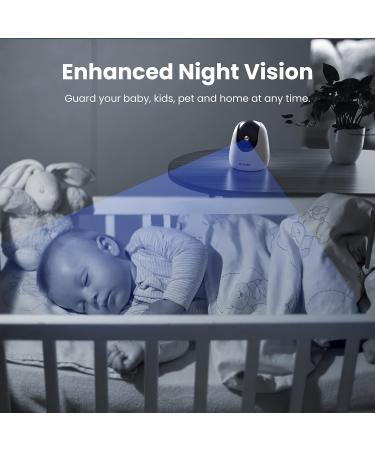 1080P Pet Camera with Night Vision, 2-Way Audio, Motion Detection | WiFi Indoor Security Camera with Smart Tracking & Alexa Compatibility - Buy Online on GoSupps.com