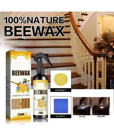 Natural micromolecule Beeswax Spray Wooden Furniture polishing Beeswax Spray Beeswax Furniture polishing and Maintenance Spray Used for Wooden Furniture Floor Care polishing Scratches renovatio - Buy Online on GoSupps.com