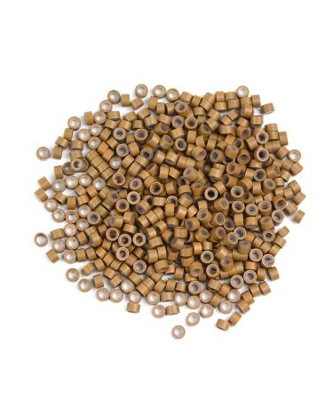 500 Pieces 5mm Micro Rings - Dark Blonde Silicone Hair Extension Links - Buy Online on GoSupps.com