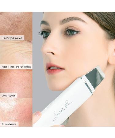 Saint Hyro Pore Skin Scrubber Blackhead Remover | 4 Modes Exfoliator & Cleanser with Ion Function | USB Charger | Face Scraper Machine - Buy Online on GoSupps.com