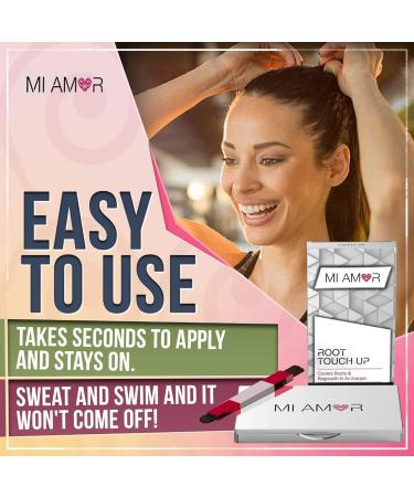 Premium Root Touch Up - Mi Amor - Fast and Grey Hair Root Cover Up - Extend Time Between Salon Trips - Water-resistant Root Cover Up - Black - Buy Online on GoSupps.com