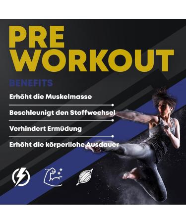 Buy Healthy Fusion Pre-Workout Supplement | Pure Beta Alanine L-Arginine Creatine | Boost Performance & Muscle Growth 300g - Buy Online on GoSupps.com