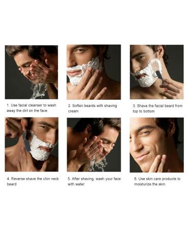 Vintage Straight Edge Razor - Premium Barber Quality Manual Razor for Mustache & Beard Grooming - Buy Online on GoSupps.com