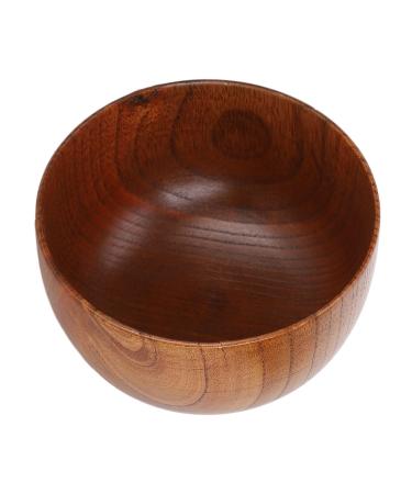 LUCKDANO Shaving Soap Bowl Wooden Shaving Bowl Shaving Cream Wide Mouth Soap Cup Shaving Brush Bowl for Men Father
