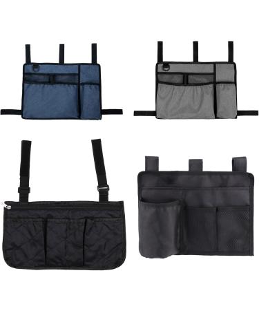 Practical Wheelchair Side Pack Storage Organizers for Home Organization Space Saving Items Easy to Attach Armrest Bag Grey - Buy Online on GoSupps.com