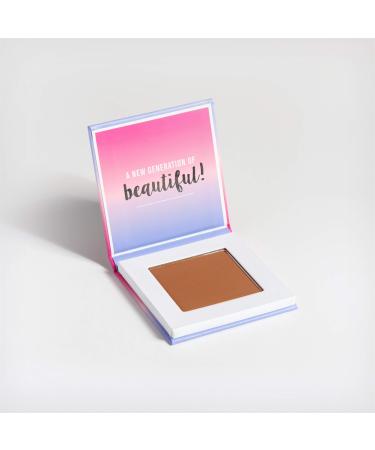 C'est Moi Brilliance Pressed Powder Foundation | Lightweight Buildable Mineral Foundation for Delicate Skin Types with Tan Skin Tones Clinically Tested Clean Ingredients Honey 0.20 oz