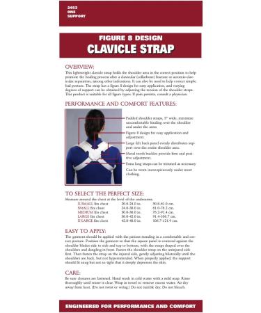 Buy OTC Clavicle Strap - Adjustable Figure-8 Shoulder Support | Medium Size for Optimal Comfort & Recovery - Buy Online on GoSupps.com