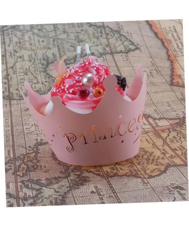 BESTonZON Halloween Decor 24pcs Pink Paper Cups Wrapping Halloween Decoration - Buy Online on GoSupps.com