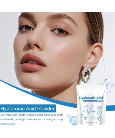  G n rique Hyaluronic Acid Powder 100g Water-Soluble Smooth Facial Moisturizer Beauty Formula Gentle Support Skin Hydration and Moisture Supplements For Women Girls - Buy Online on GoSupps.com