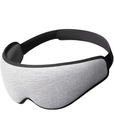 OSTRICH PILLOW Eye Mask | 3D Ergonomic mask | Adjusts to The Shape of Your face | Mask for Sleeping  Resting  Relaxing | Blocks Light for Total Darkness (Gray))  em Midnight Grey